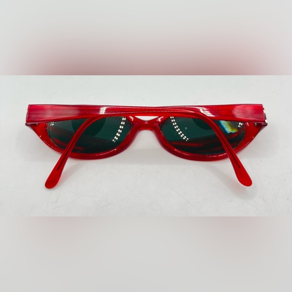 Christian Rothschild CR68 Red Oval Sunglasses Frames Only - Picture 4 of 8